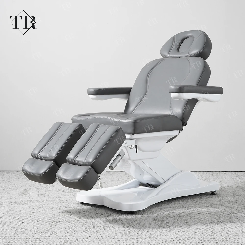 Turri Electric Massage Table Leather Salon Massage Lounger Lifting Adjustable Stretcher For Beauty Salon Furniture