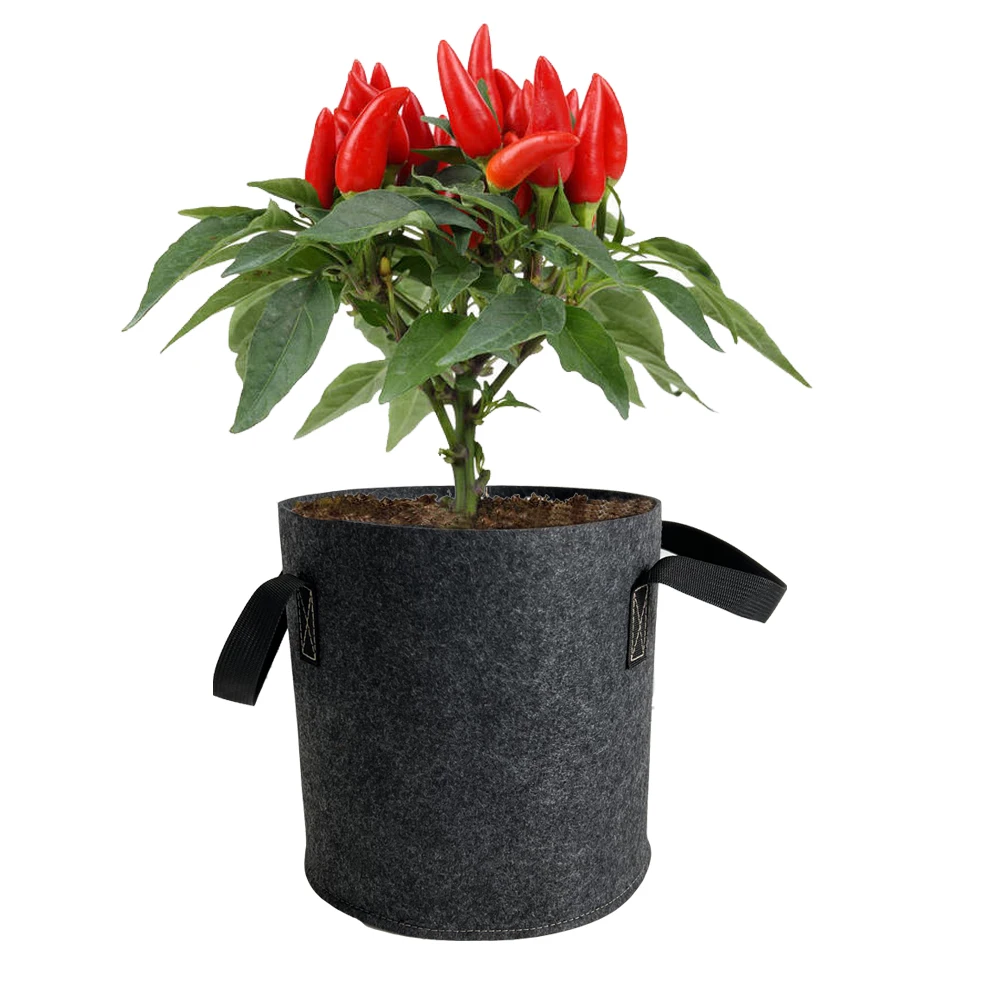 Hot Sale 1 3 5 7 10 20 30 50 100 200 Gallon Planter Grow Bags Aeration Pots Garden Potato Felt Fabric Plant Grow Bags