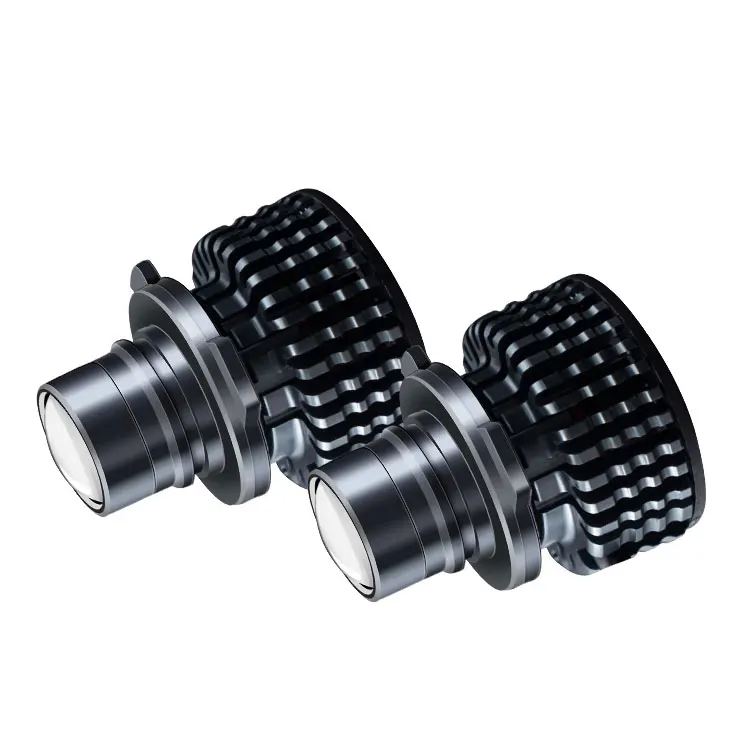 Wholesale two-color fog lamp H7 H8 H9 H11 9005 9006 car mini laser led headlight for auto lighting system