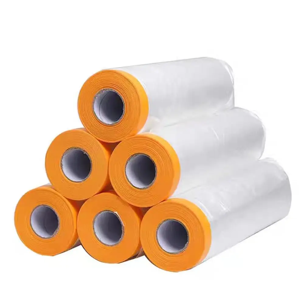 High quality Good Adhesion No Residue Furniture Paint Covering 1100mm/1400mm Masking Film