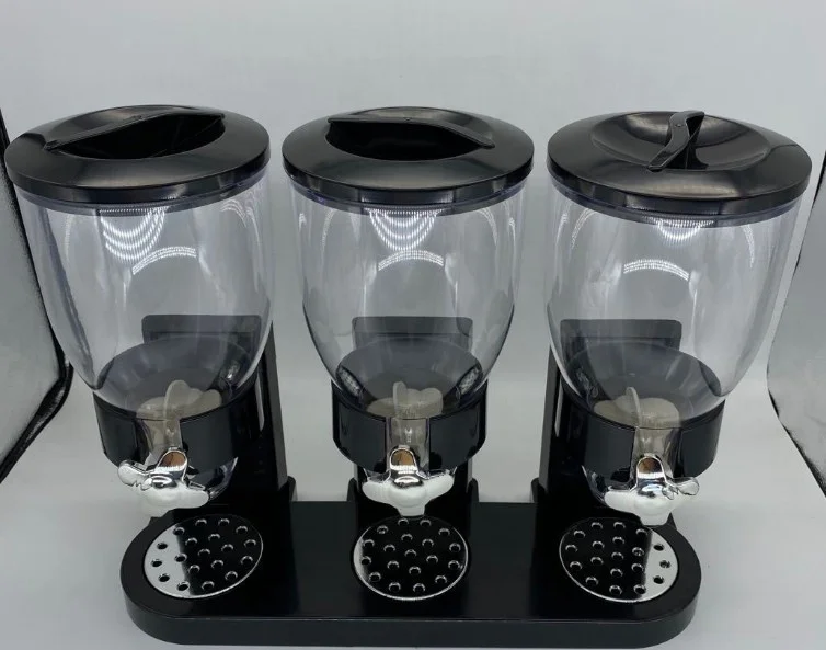 Dual Control Indispensable Dry Food Cerea Dispenser for Kitchen