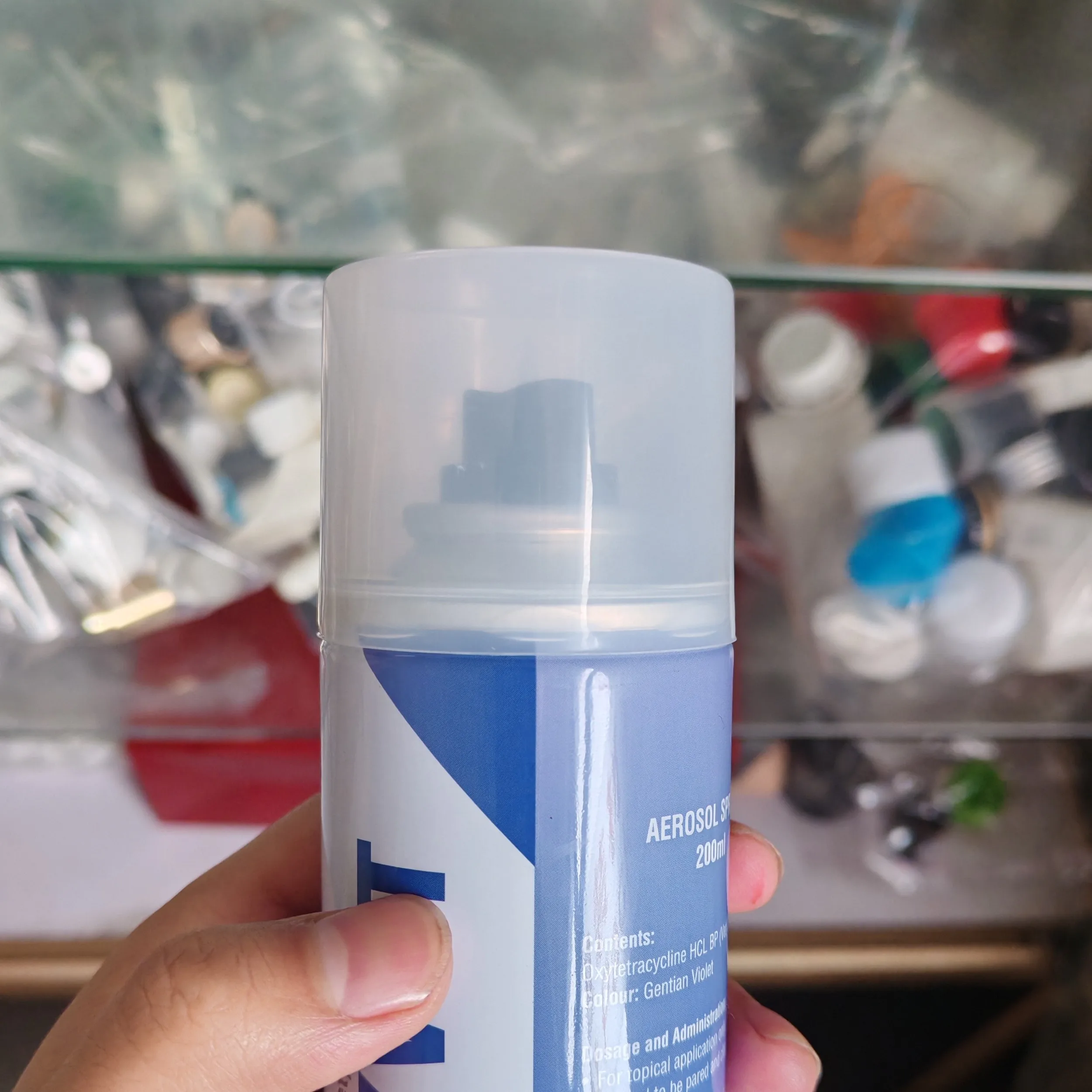Poultry and Animal Medical Supplies Aerosol Can Empty Oxytetracycline for Cattle Sheep Chicken Duck Goose