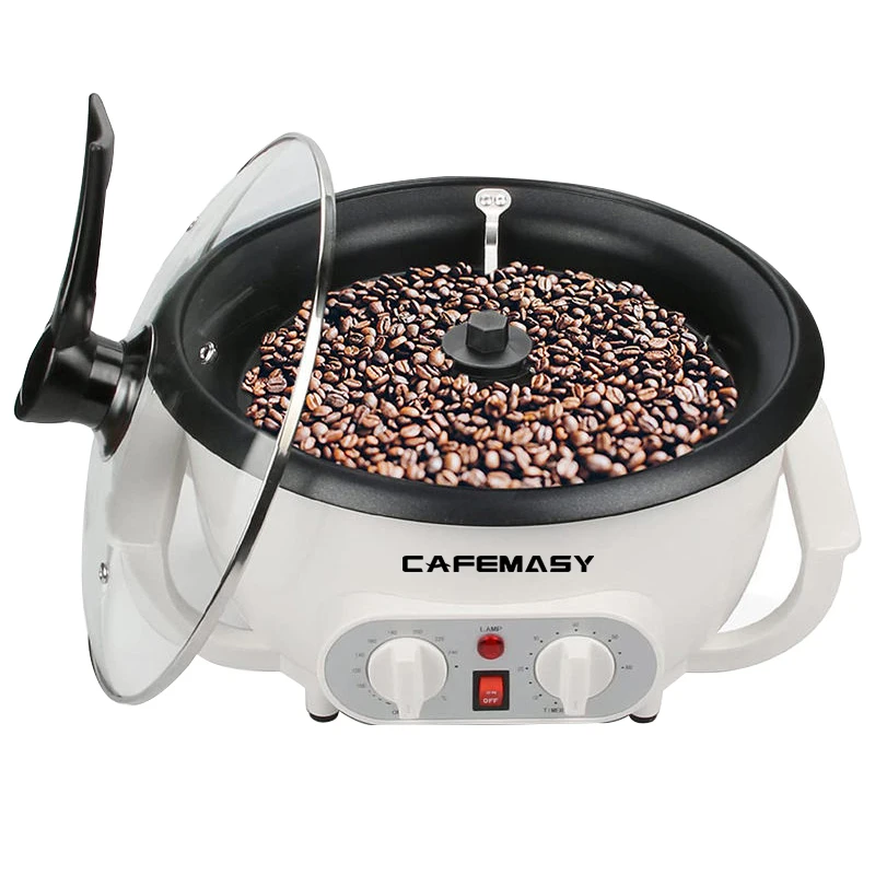 Coffee Roasters Home Use Electric Coffee Bean Roasting Machine with Temperature Control and Heat Adjustment Button