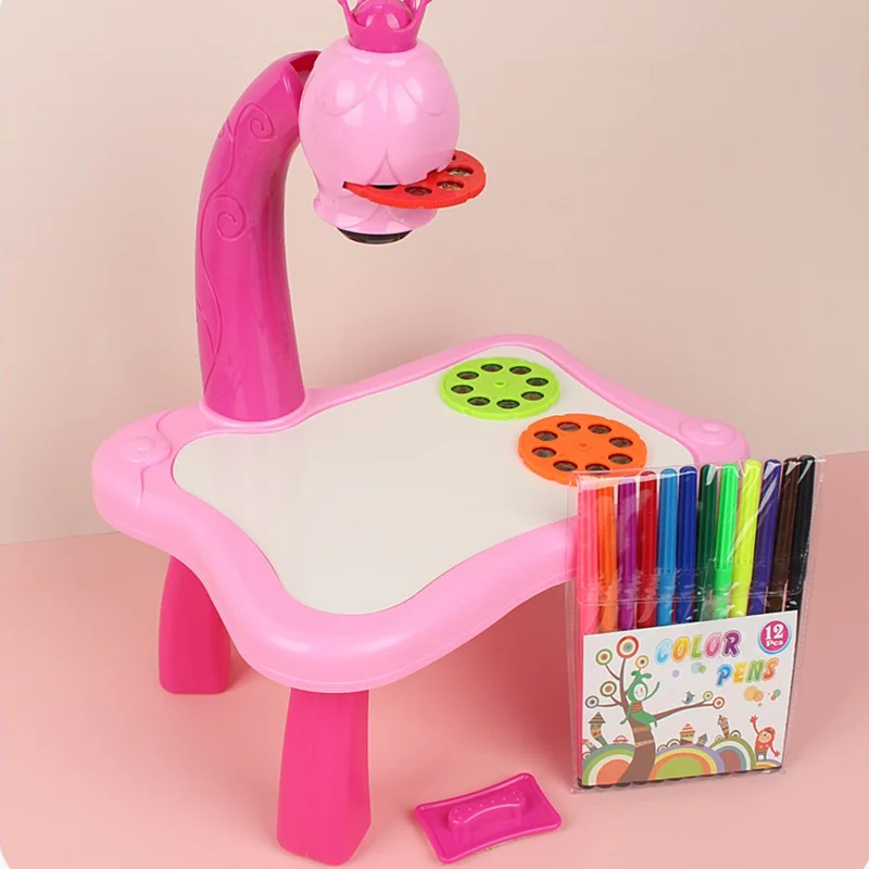 COMEMOIR Amazon hot selling drawing board projector drawing toys projector painting kids other toys & hobbies