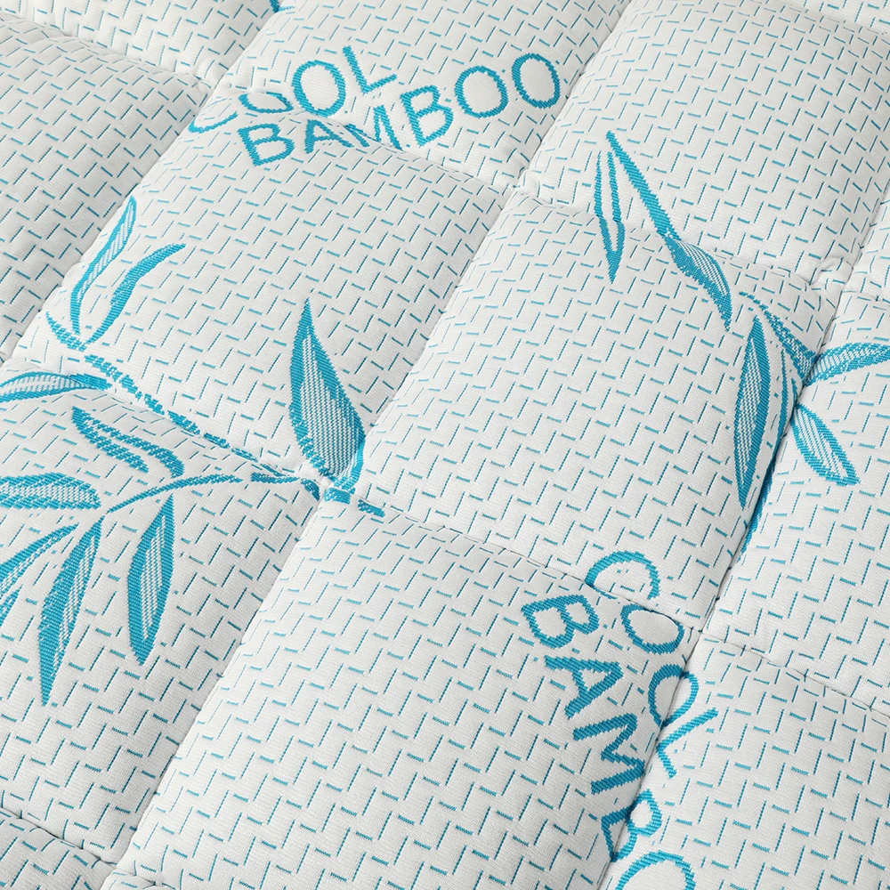 Waterproof Breathable Anti-Bacteria Anti-Pull Luxury Down Cooling Bamboo Mattress Protector Topper