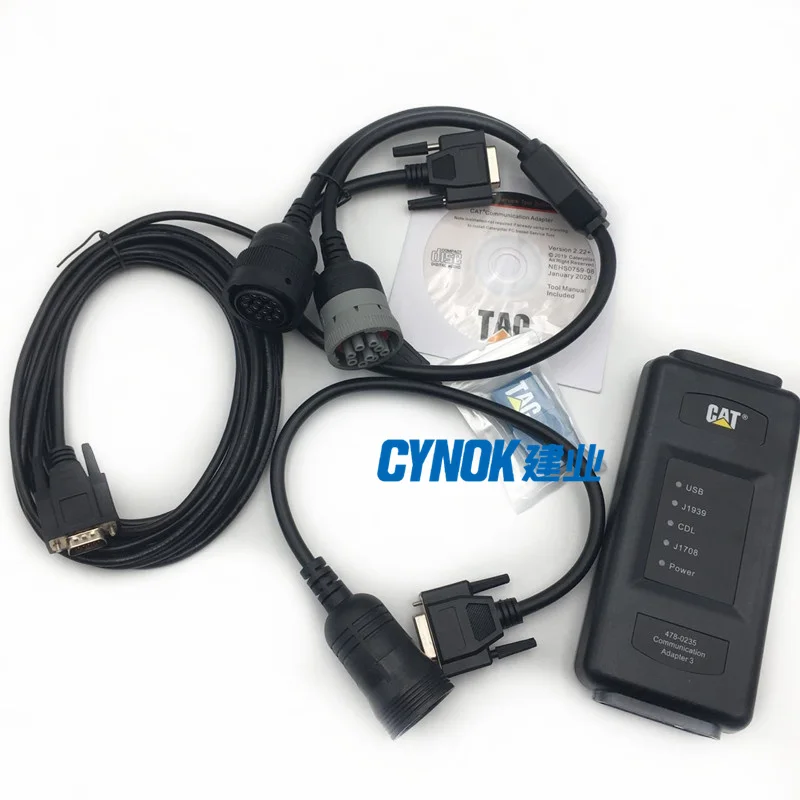 Construction Machinery Parts Cat Communication Adapter Group Cat 317-7485 3177485 Et3 Iii Excavator Diagnostic Tool 2018a Vision