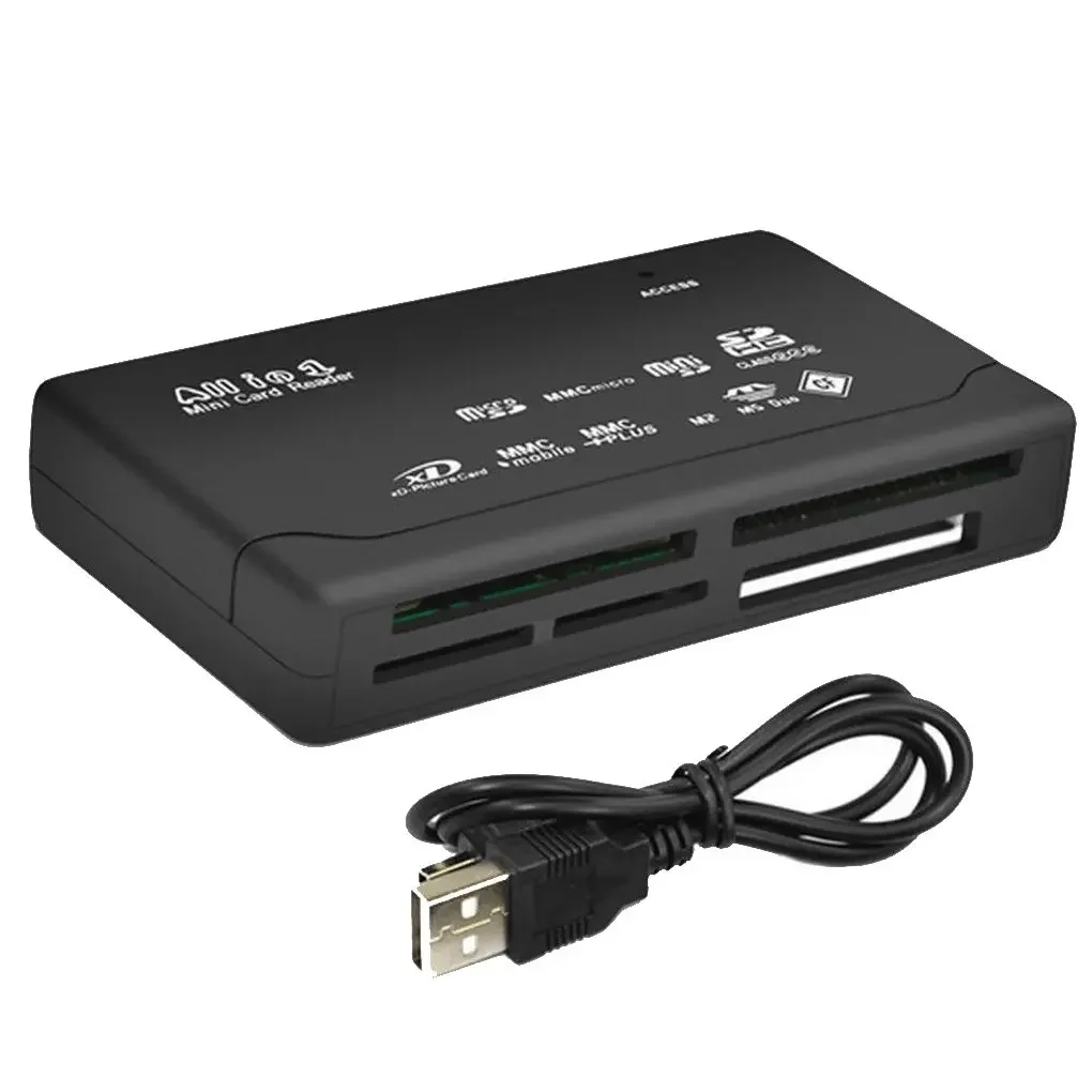 Устройство для чтения карт памяти внешний USB-2 0 адаптер пластиковый конвертер и записи аксессуары настольных ПК