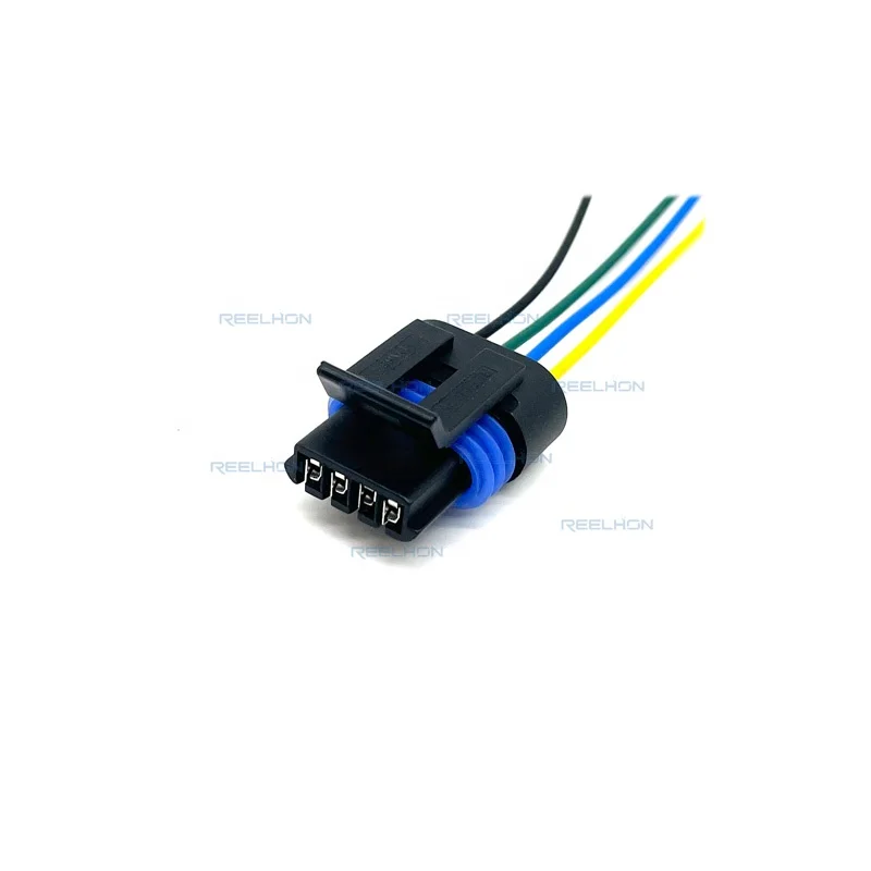 4 Pin Female Air Pressure Plug Ignition Coil Wire Harness Auto Connector for GM Aptiv 12162188 12162190
