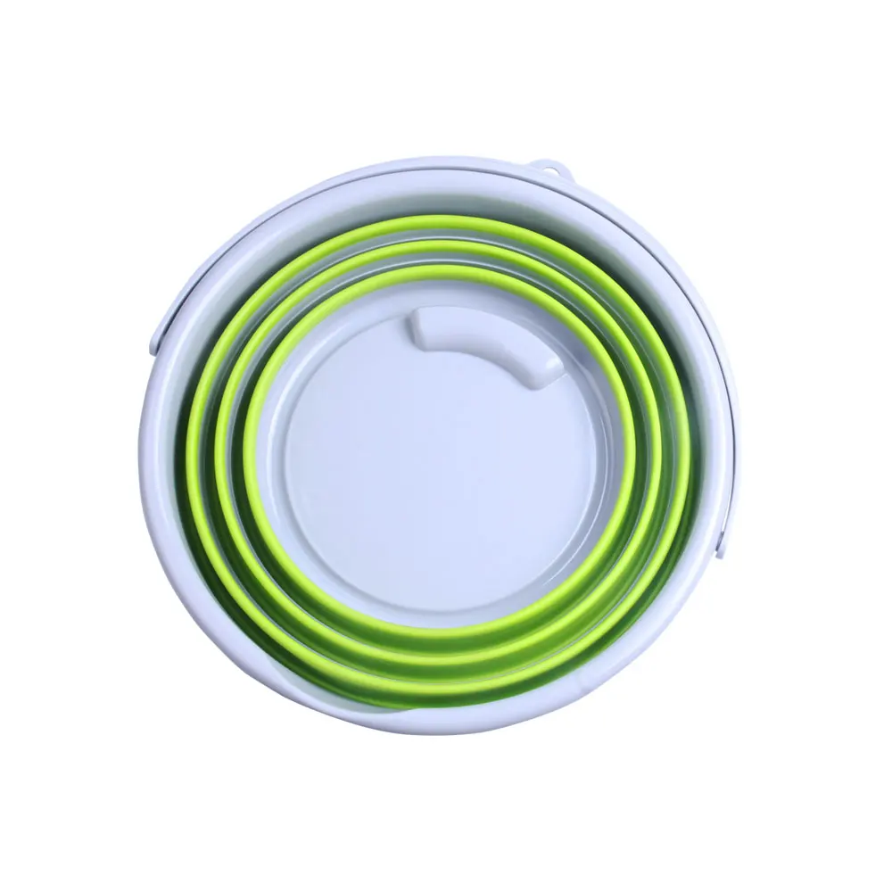 Портативное Силиконовое водяное складное ведро для ванной, для дома и улицы, для мытья автомобиля, пластиковое выдвижное ведро для рыбалки