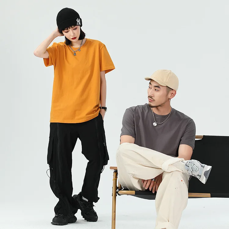 HaLong branded mercerized cotton t-shirt 100% cotton custom plain cut and sew t shirts china