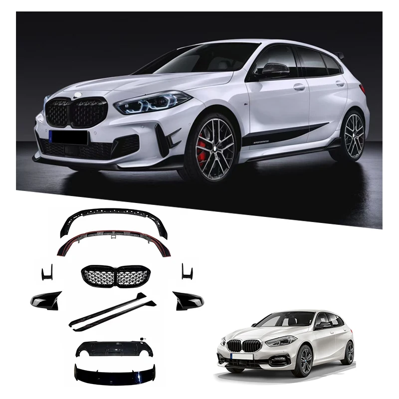 Body Kit M-Performance Modified Side Skirts Fender Front Lip Side Mirror Front Bumper Body Kit For BMW X1 1-Series F40