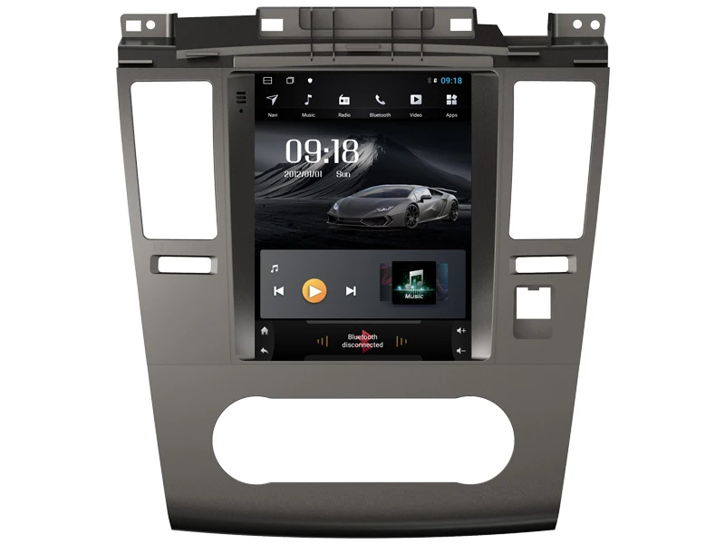 WITSON Android 9 0 Tesla вертикальный сенсорный экран автомобильный DVD мультимедийный плеер для Nissan TIIDA 2008-2011 4 + 64 Гб встроенная карта