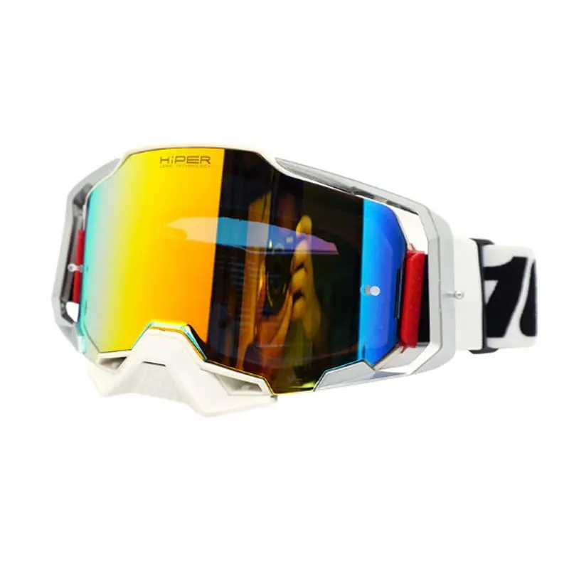 2024 Motorbike Motocross Goggles Sports Helmet Dh Bmx Mx Dirt Bike Off Road Windproof Motorcycle Hiper Glasses