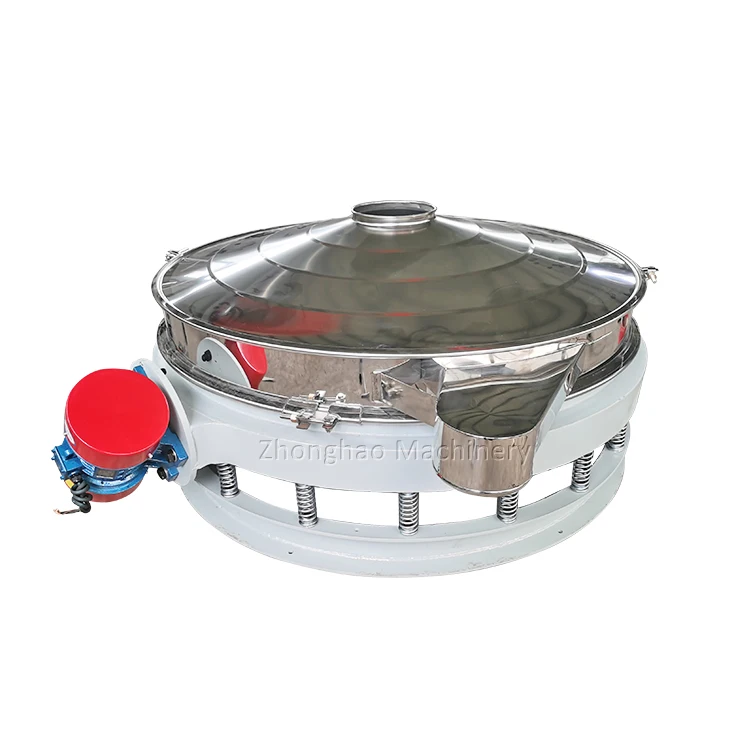 Hot direct discharge vibrating screen straight flow vibration screen for flour starch removing impurity