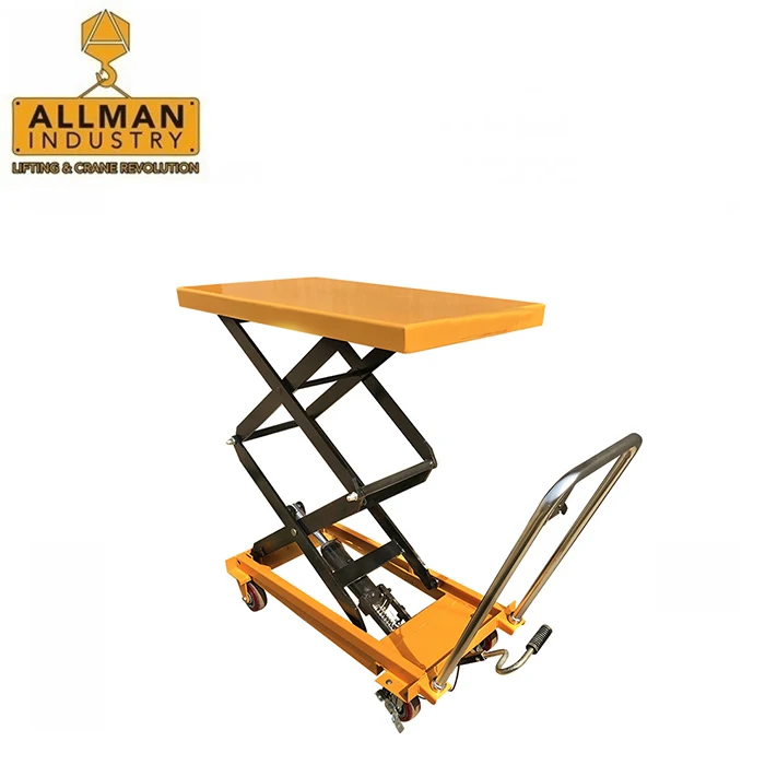 350kg Single Scissor Mobile Tilt Hydraulic  Lift Table