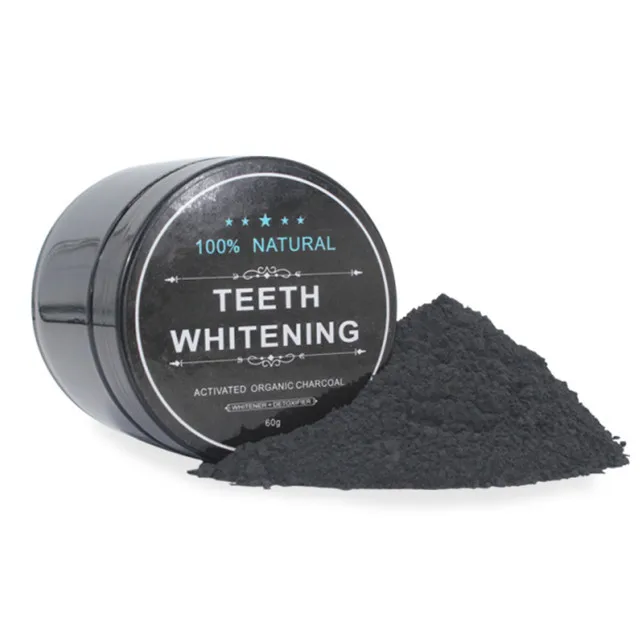 Private Label 30g 60g Activated Charcoal Teeth Whitening Powder Coconut shell tooth whitening powder