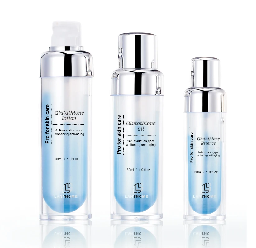 private label organic 100% pure hyaluronic acid and vitamin c skin facial whitening comprime glutathione serum set