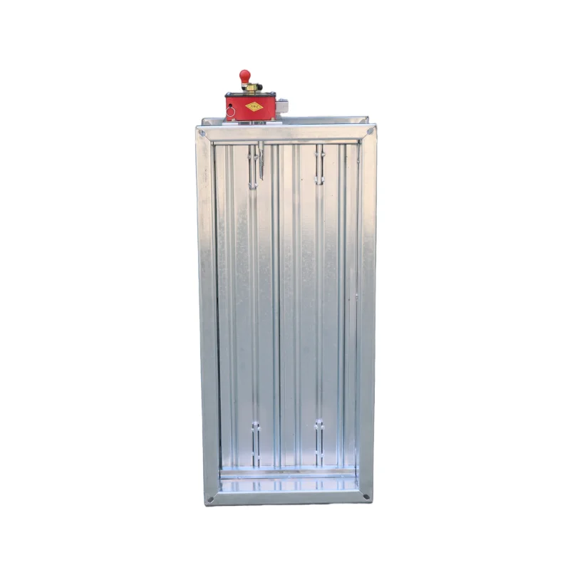 Оцинкованный листовой клапан для подачи дыма и выхлопных газов HVAC 70 градусов противопожарный демпфер
