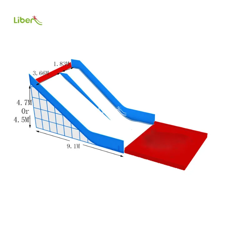 Индивидуальный логотип Крытый парк развлечений детская площадка батут лыжные пончики горка с подушкой безопасности посадка