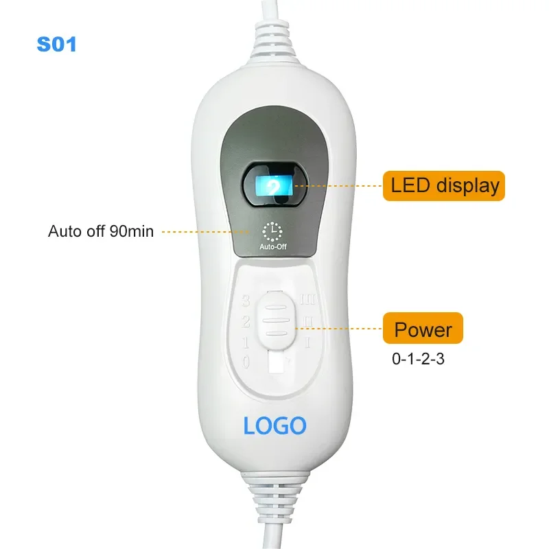 Manufacturers Electric Heating Under Blanket for Bed Warmer with Auto Off Controller Machine Washable