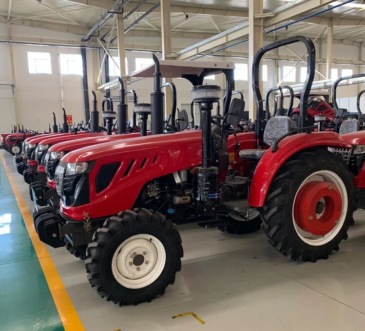 Hot Sale Small Tractor 35HP 4wd Standard Tire 4X4 Red Tractor For Sale