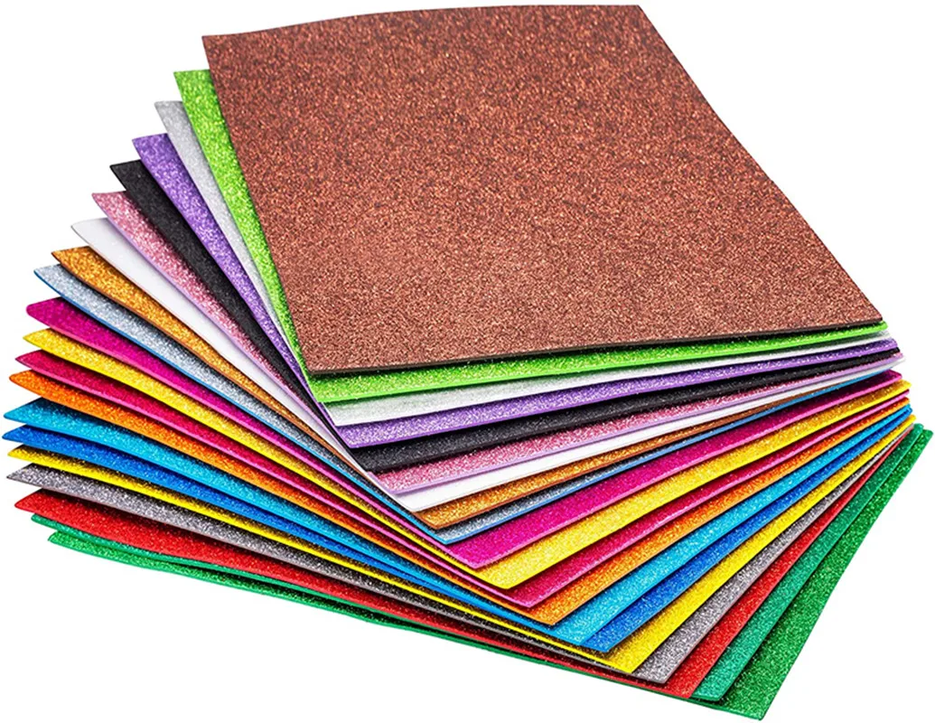 
Color EVA Foam Sheet A4 33X49CM 50*70CM 1mm 2mm 3mm 4mm 5mm 6mm 7mm 8mm 9mm 10mm Thick 