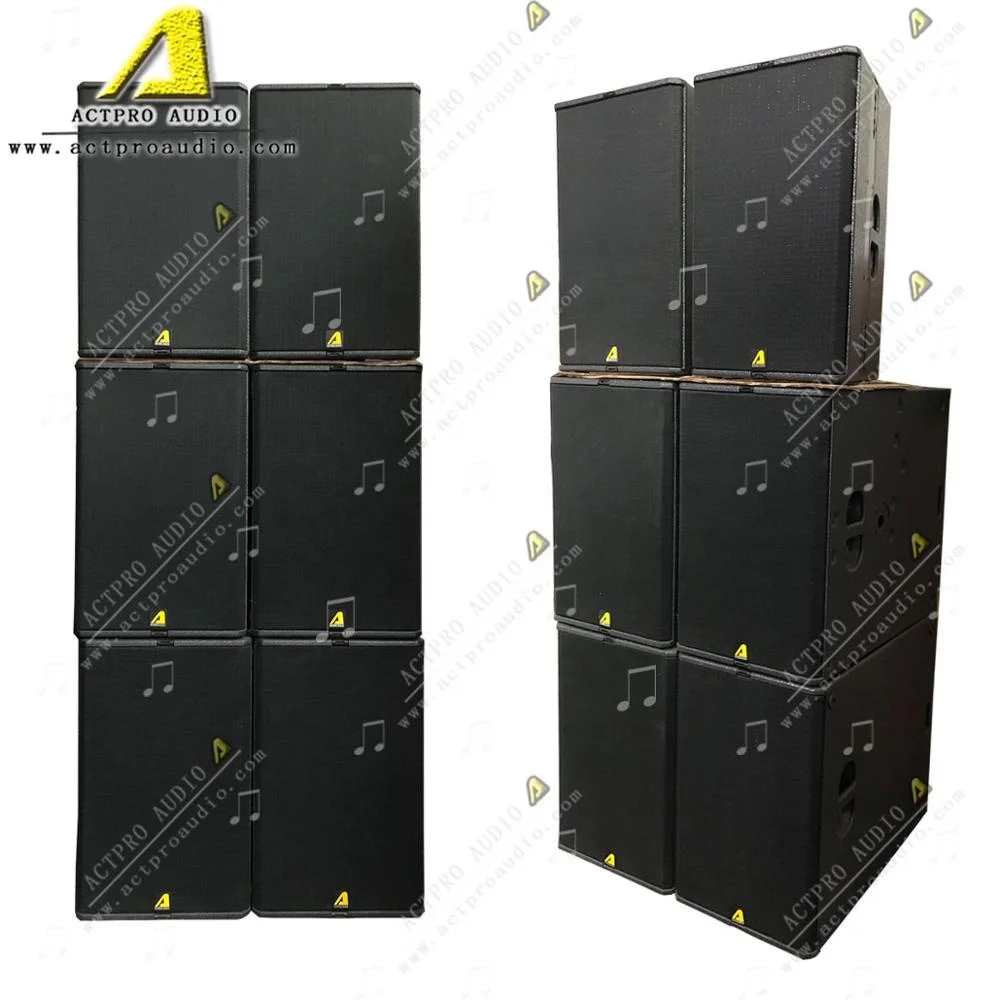 T24N two way line array speaker T24N Bi amp with crossover B30  subwoofer loudspeaker system