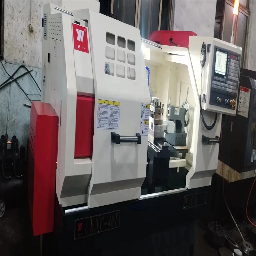 High Speed CNC Lathe TC4580, Bur Bed Lathe Machine, Metalworking Lathe Machine