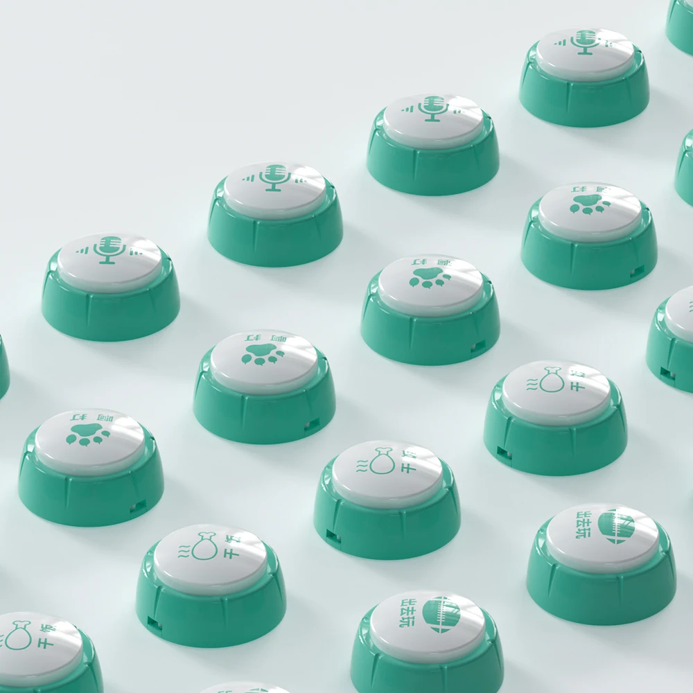 52 мм удобный размер собака говорящие слова обучение собака говорящие кнопки для связи с индивидуальным ковриком