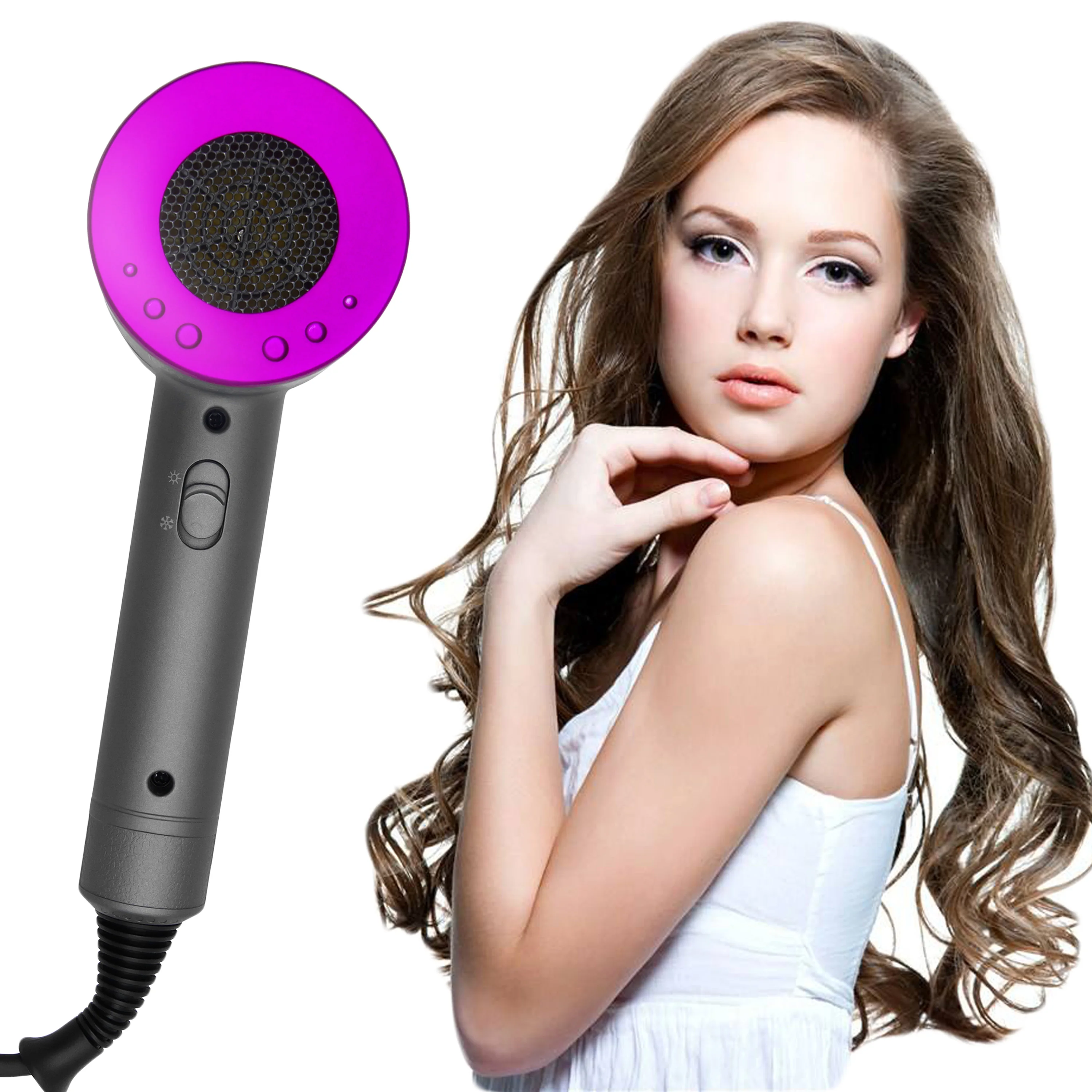 Buy hair dryer old model Strong Wind Hot Dryer With one-step hair dryer & volumizer