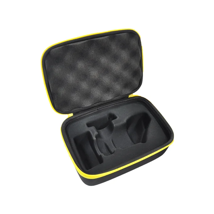 Custom eva molded thermoform zipper hard shell protective stash bag travel hard carry eva tool case zipper portable storage box