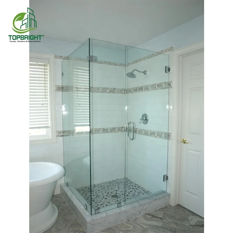 Topbright apartment shower cabinet bathroom tempered glass shower partition sliding door