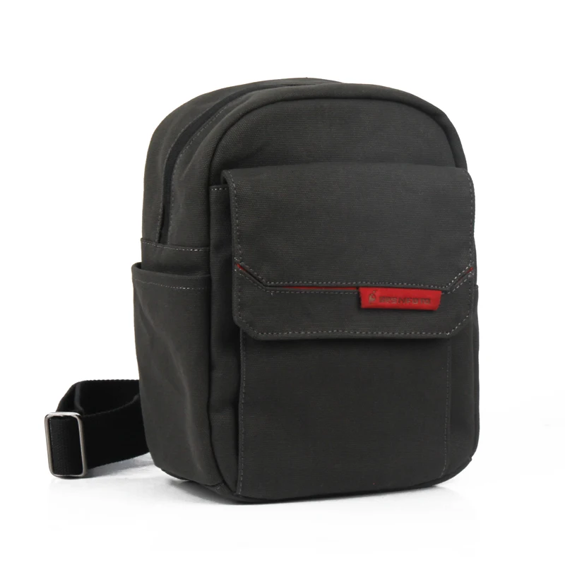 Lightweight Wear-resistant  Canvas Waterproof Bags for DSLR Camera Shockproof Sling Bag