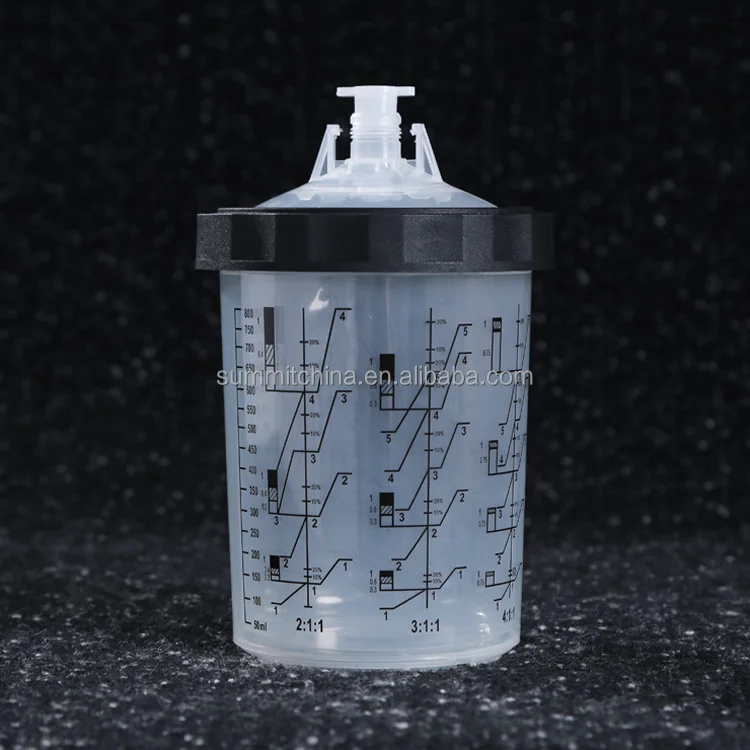 Новые автомобильные системы краски с черным кругом 800 мл для измерения краски