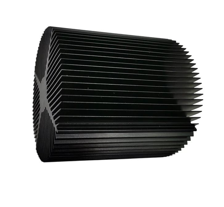 aluminum manufacture LED aluminum sunflower heatsink  aluminum alloy heat sink profiles anodized spraying CNC finishing