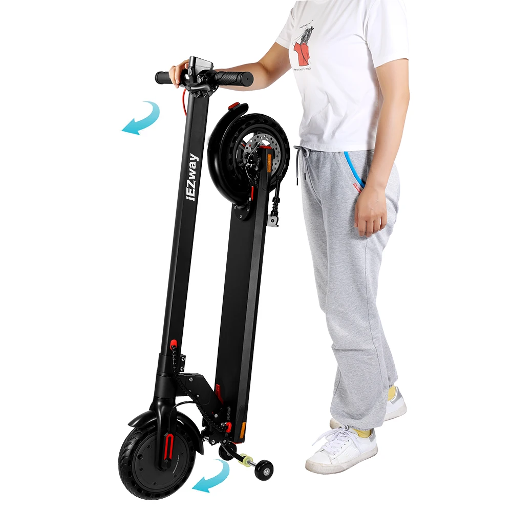 
iEZway EZ3 Electric Scooter Folding Bike Electric 8.5inch Kick Scooter Electric Mini Scooter Bicycle 
