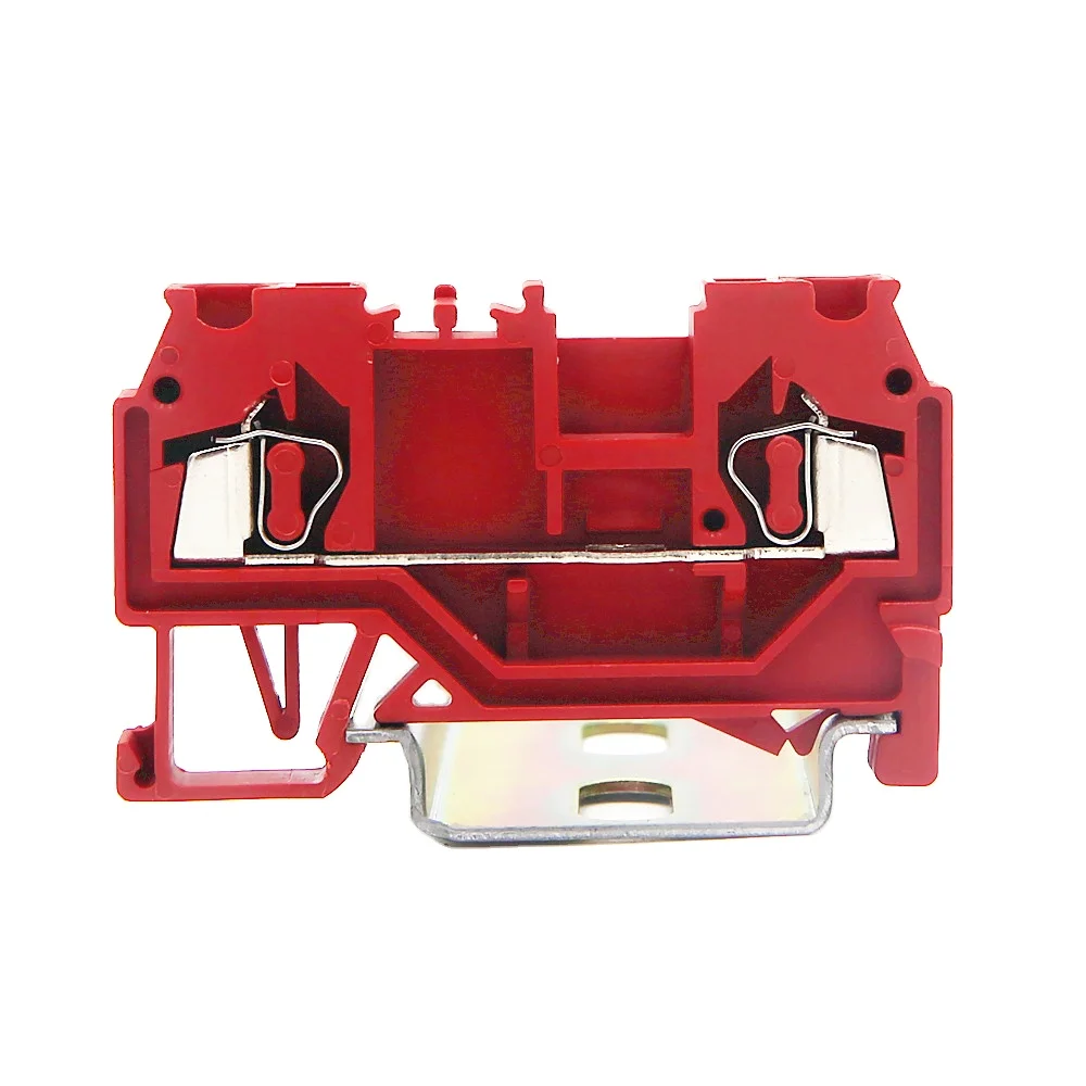 Spring cage din rail terminal block 2.5mm2  31A / 600V