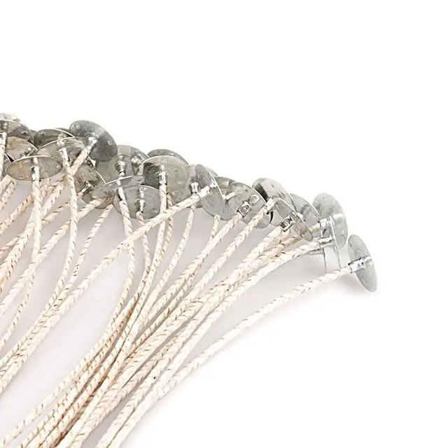 40 strands length 6-8-9-10cm Various length and threads cotton paper interwoven wick candle wick  for candle making