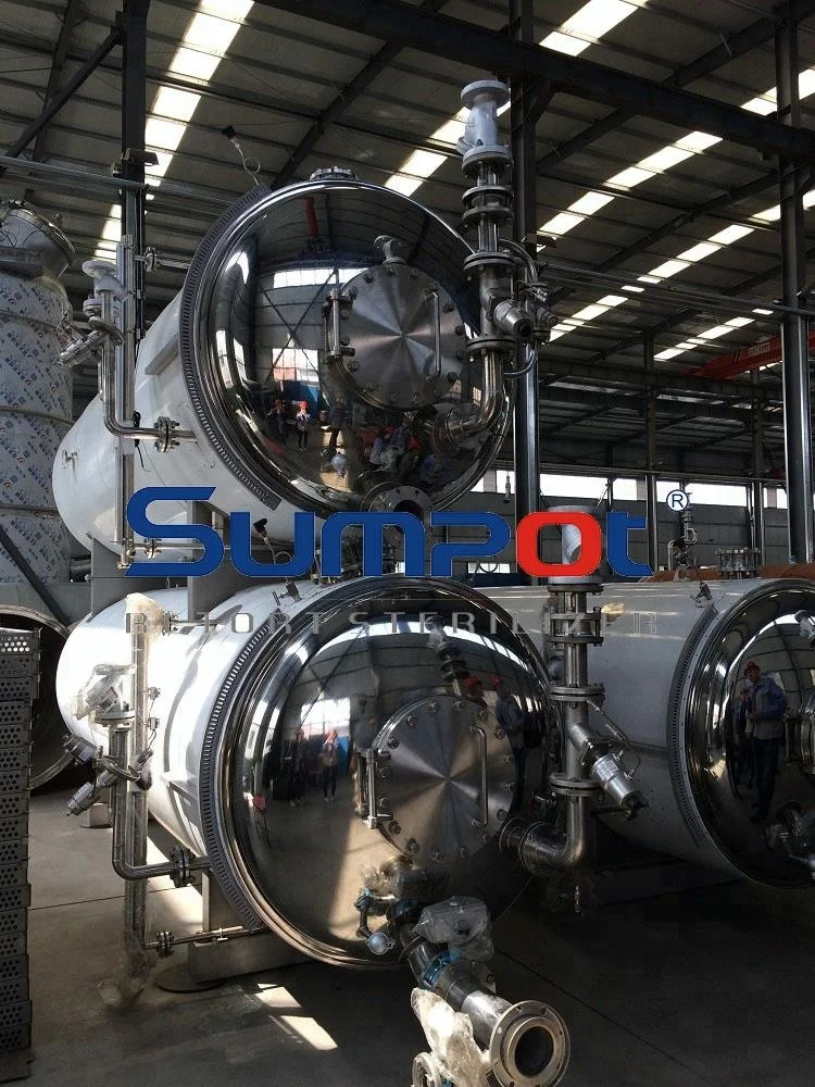 high efficiency horizontal autoclave pet cat dog canned food retort machine