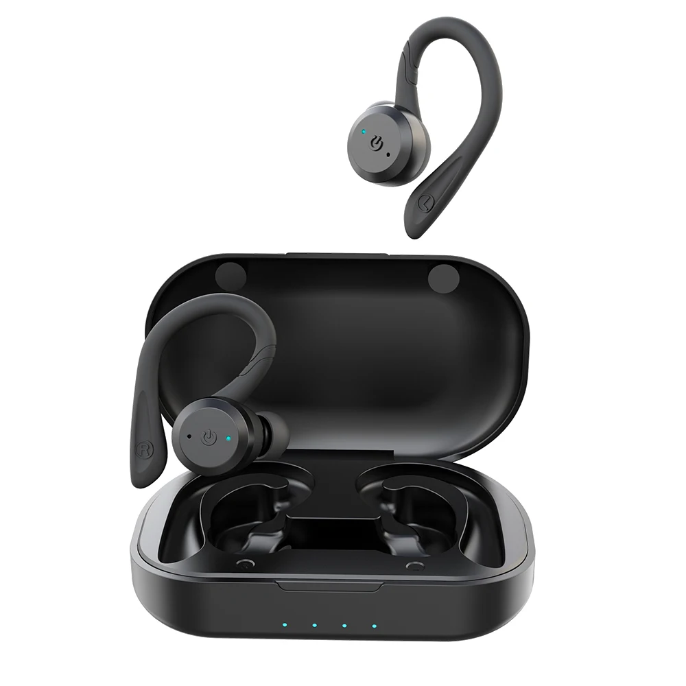 Shenzhen Kinlan Newest Wireless Bluetooth Sports Earhook Headphones True Wireless Bluetooth Earbuds Tws Earphones