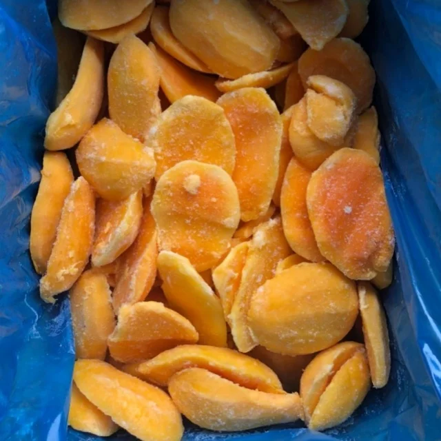 Wholesale IQF Frozen Mnago Slice Frozen Fruit Freeze Mango Halves IQF Frozen Mango 1/2 Cut