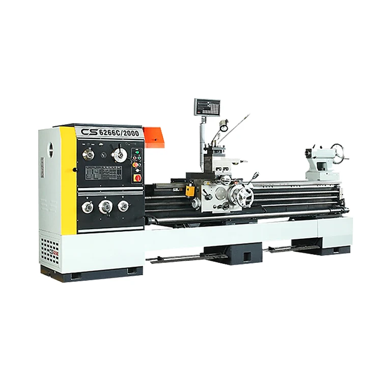 High-Accuracy Light Duty Metal Horizontal Manual Gap Bed Lathe Machine