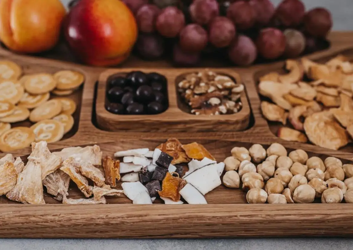Acacia Wood Cheese Platter Charcuterie Board Custom Bamboo Cheese Board Charcuterie Board Serving Wood Plates for Food