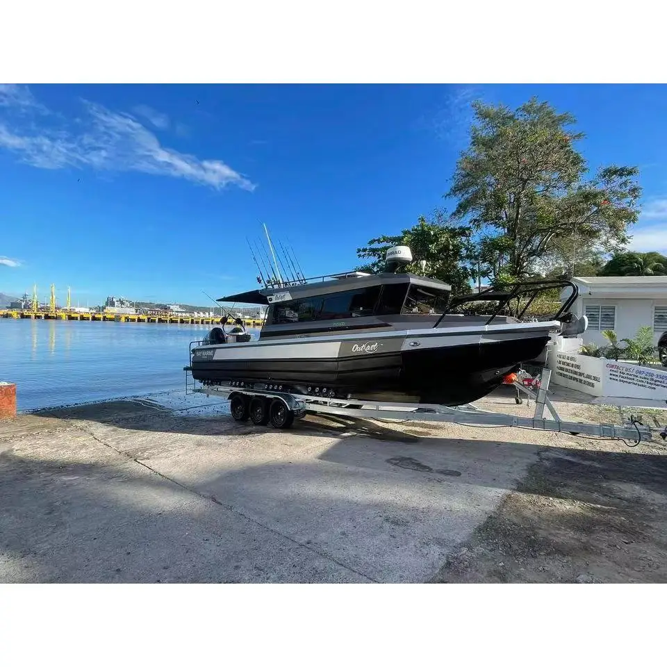Gospel Boat for sale Canada- Aluminium Boat fishing  29.5ft 9m Easy Craft Ultra Cabin Cruiser Aluminum Fishing Boat