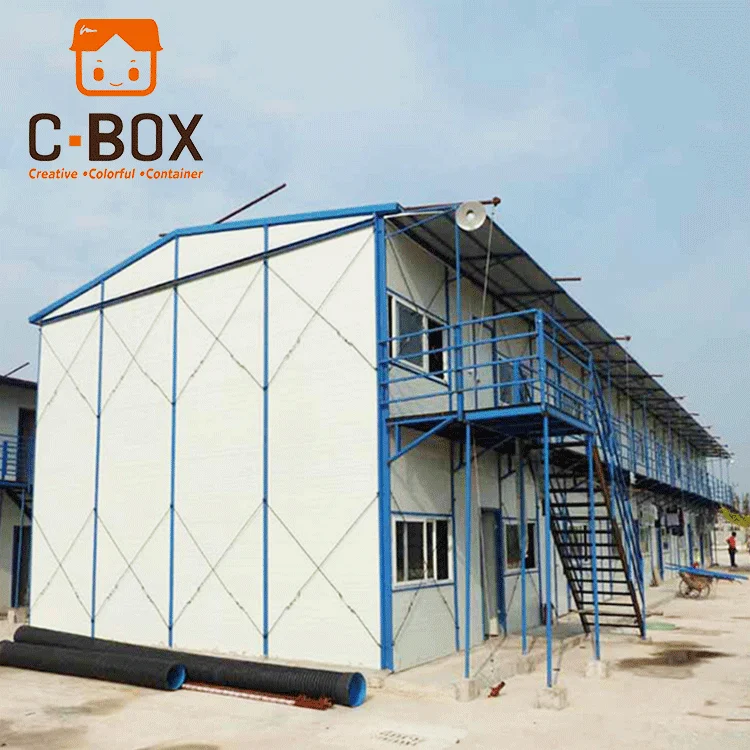 
Easy Install Light Steel Structure K Type House High Quality China Prefab House For Labor Camp Accommodation Houses 