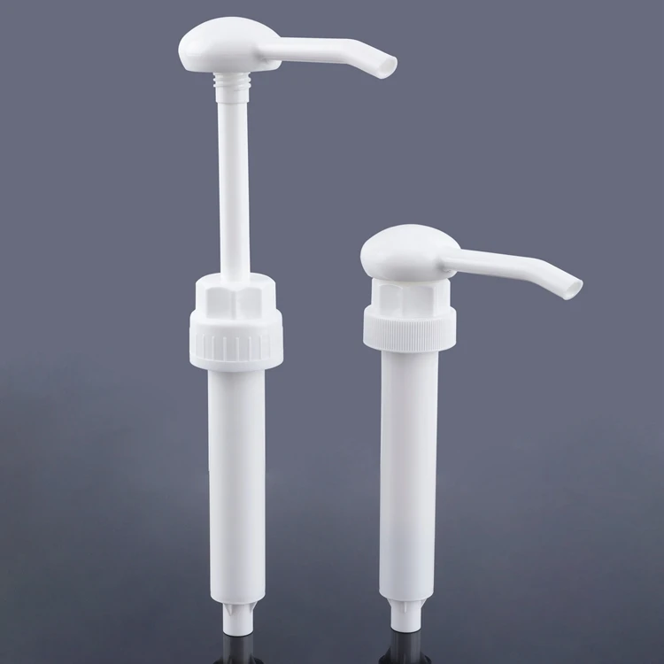 Long nozzle food grade ketchup liquid honey juice sauce plastic sirup syrup dispenser pump,syrup pump dispenser
