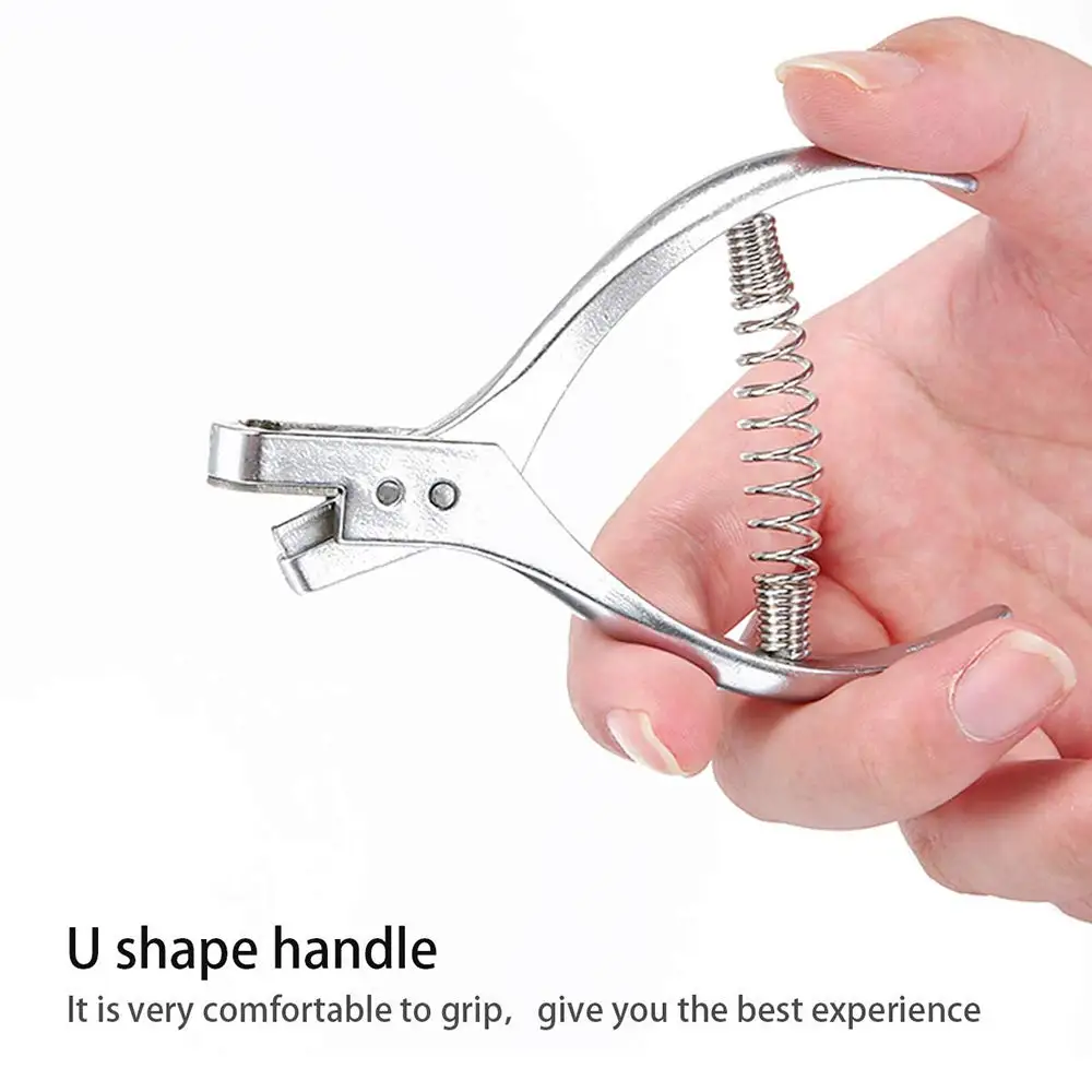 Sewing Clamp Pliers Garment Cutting Tool,Stainless Steel Cloth Leather Notched Cardboard Pattern Single Proofing Pliers