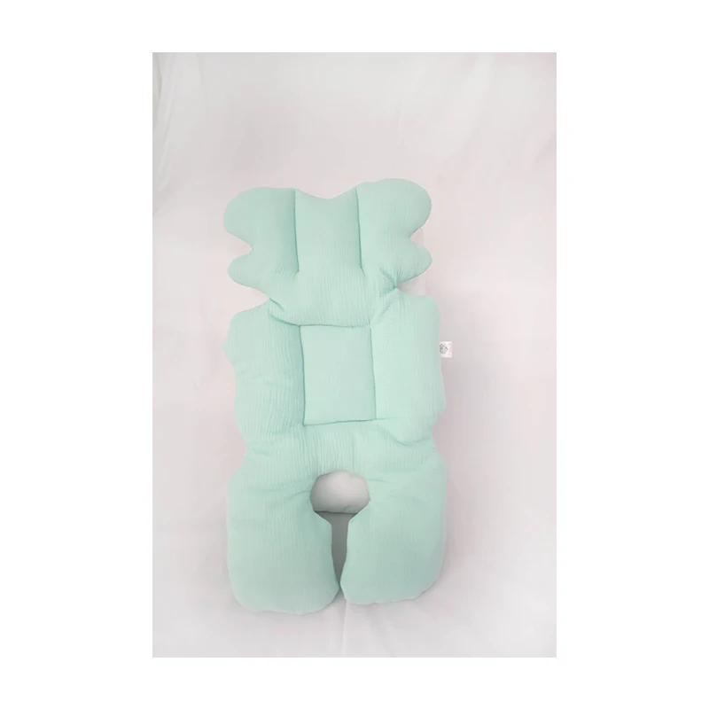 Stroller accessories comfort pillow double layer muslin padded and extra fiber filling universal for any stroller
