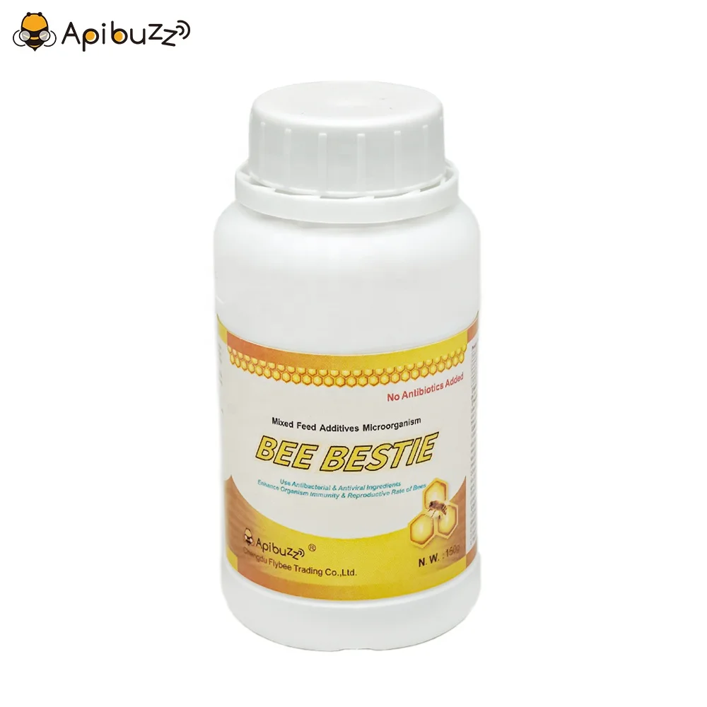 Apibuzz BEE BESTIE Improve Immunity for Bees European/American Foulbrood,Chalkbrood,Sacbrood,Bee Paralysis Treatment Beekeeping