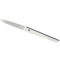 Wholesale metal crafts nail file Metal Color Double sided Stainless steel 7.7cm Portable folding nail file manicure tool